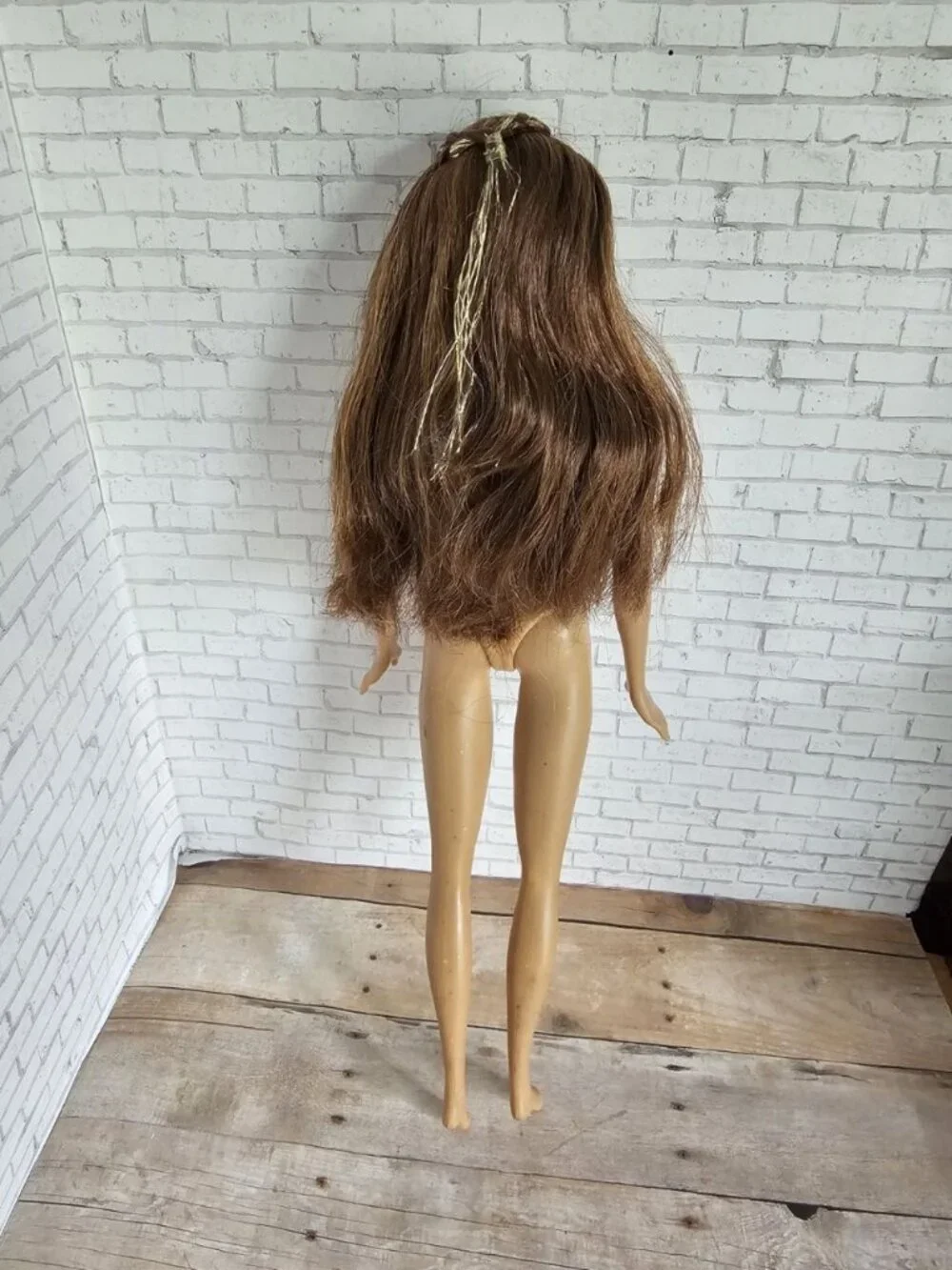 Barbie Fashion Fever Teresa Doll Nude 2007 Mattel L3326 Brunette Gold Highlights